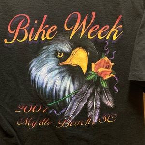 Vintage collectible bike week T shirt